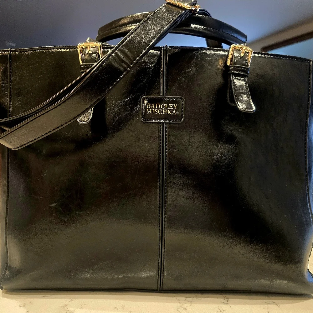 Badgley Mischka sleek faux
